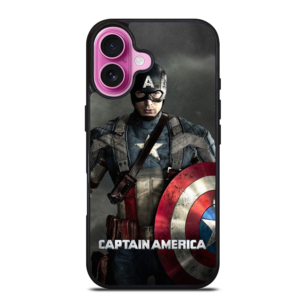CAPTAIN AMERICA SUPERHERO iPhone 16 Plus Case Cover