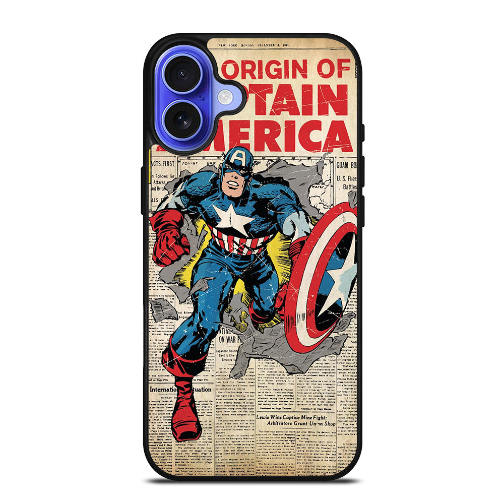 CAPTAIN AMERICA THE ORIGIN iPhone 16 Case Cover