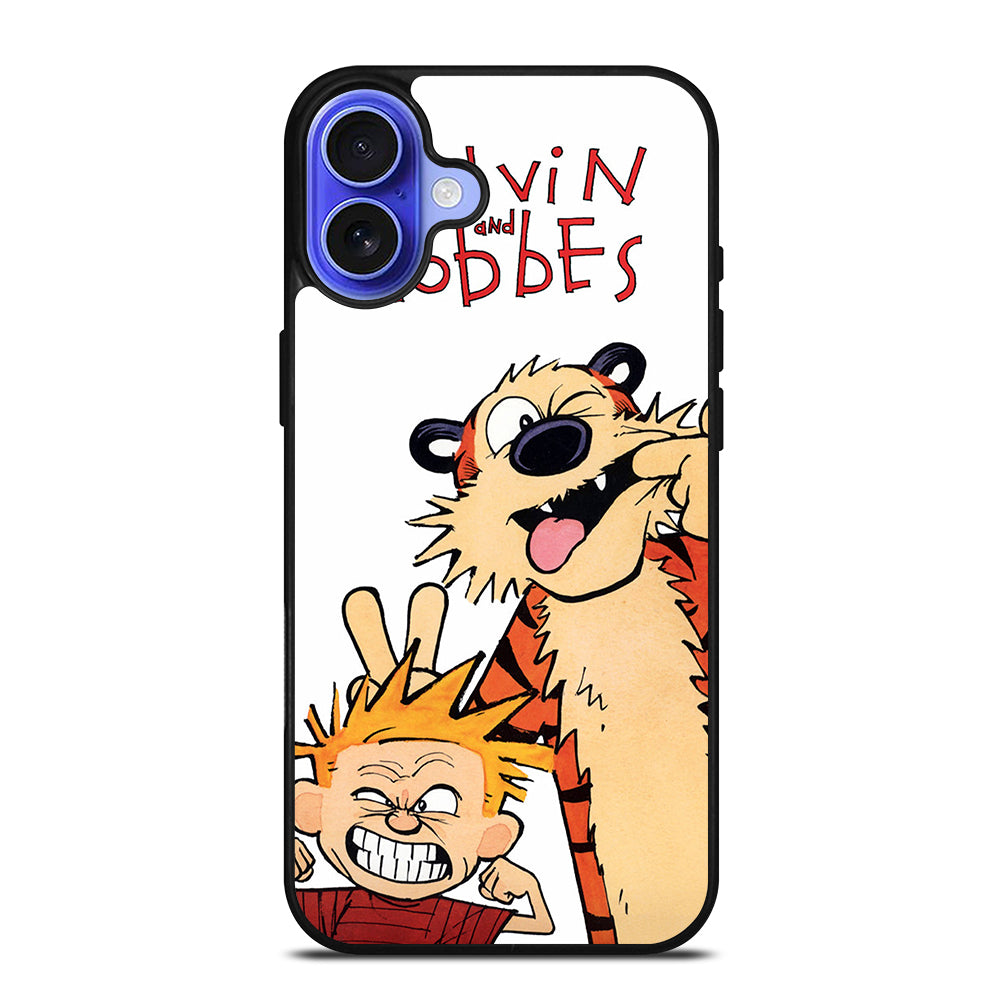 CARTOON CALVIN AND HOBES iPhone 16 Case Cover