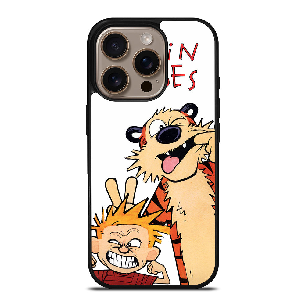 CARTOON CALVIN AND HOBES iPhone 16 Pro Case Cover