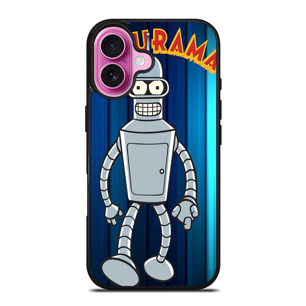 CARTOON FUTURAMA BENDER iPhone 16 Plus Case Cover