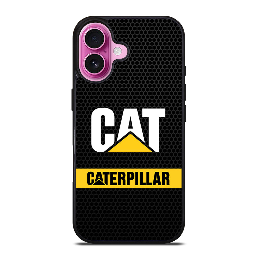CAT CATERPILLAR METAL LOGO iPhone 16 Plus Case Cover