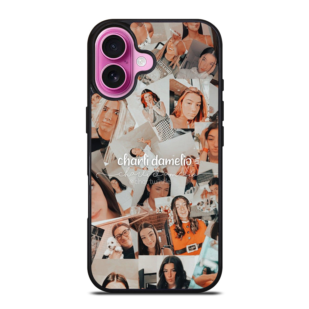 CHARLI D'AMELIO COLLAGE iPhone 16 Plus Case Cover