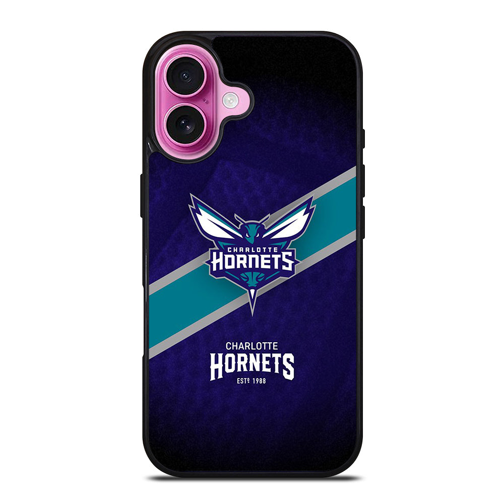 CHARLOTTE HORNETS NBA LOGO 1 iPhone 16 Plus Case Cover