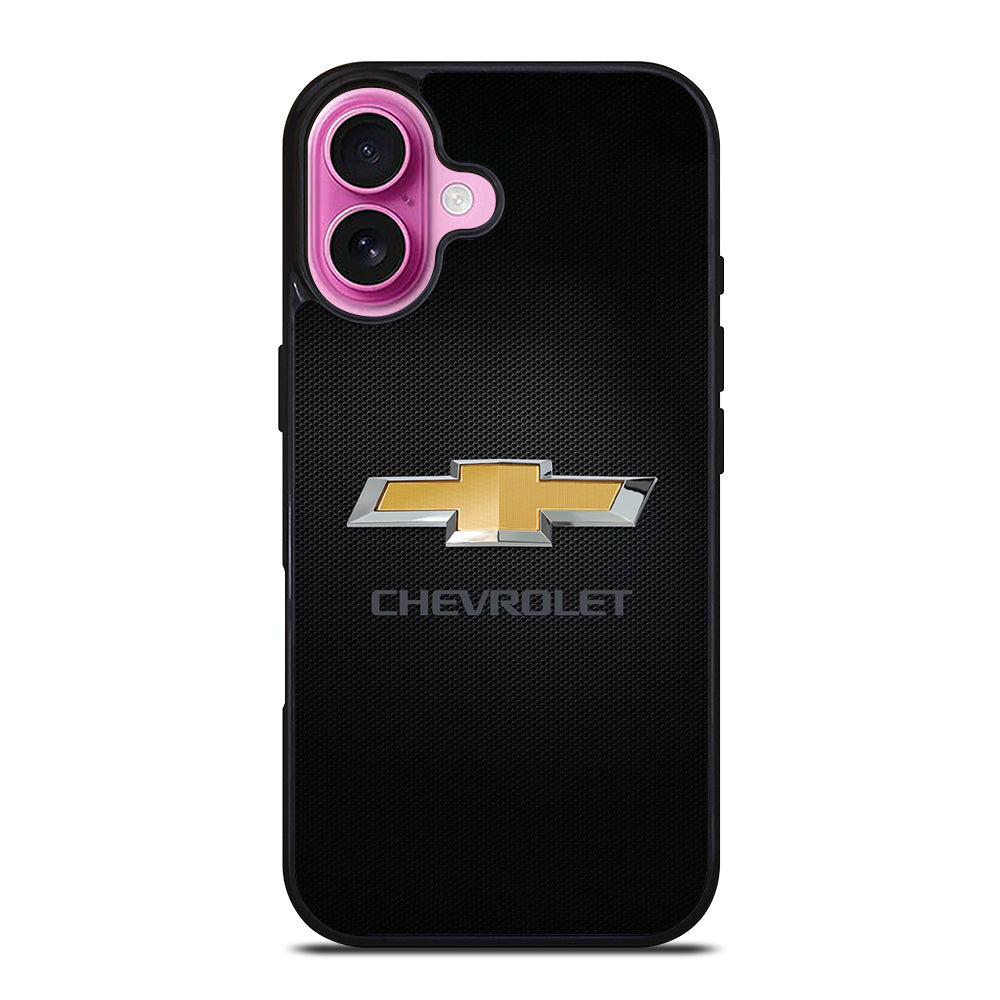 CHEVY LOGO METAL iPhone 16 Plus Case Cover