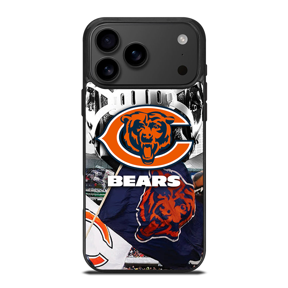CHICAGO BEARS NFL ICON 3 iPhone 17 Pro Max Case Cover