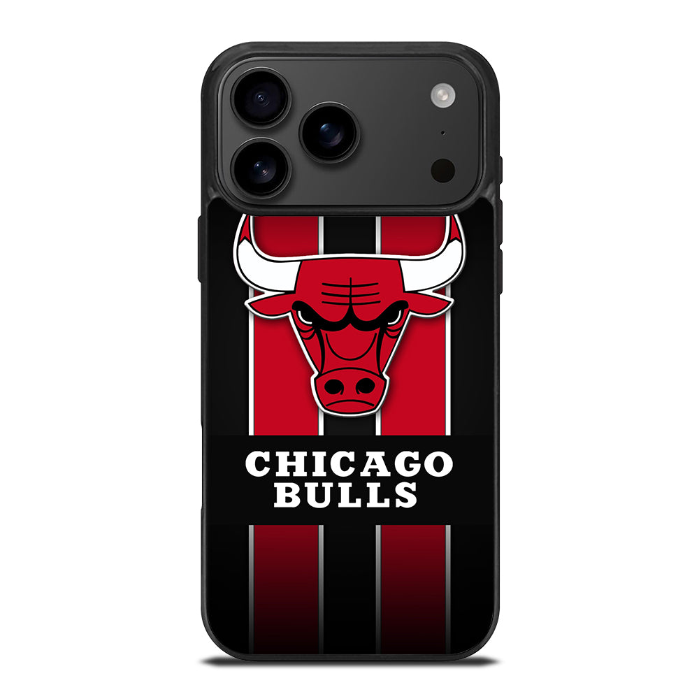 CHICAGO BULLS STRIPE LOGO iPhone 17 Pro Max Case Cover