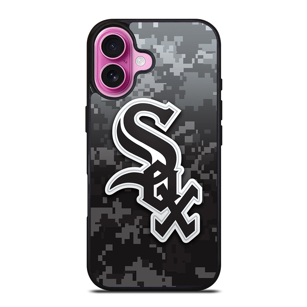 CHICAGO WHITE SOX CAMO iPhone 16 Plus Case Cover