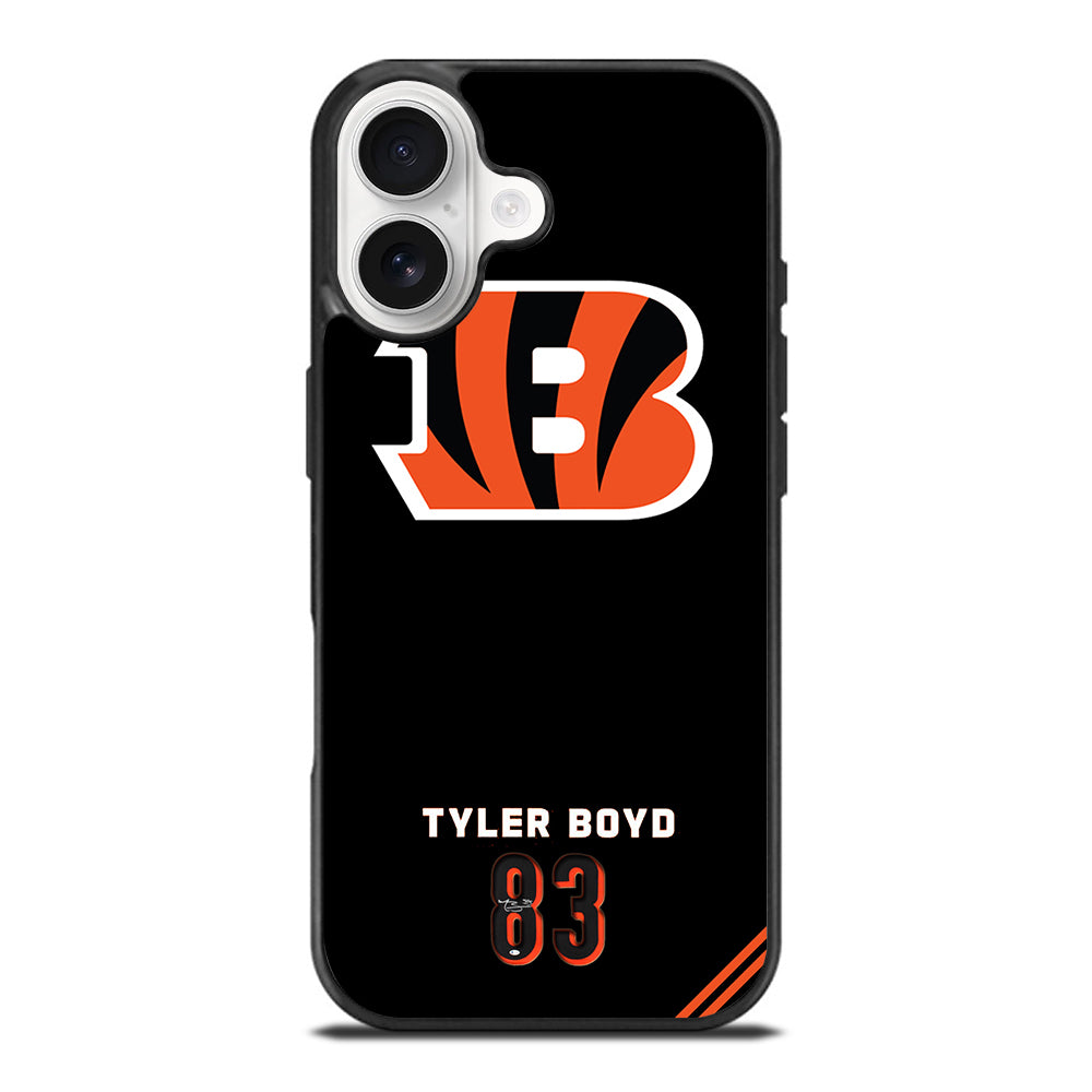 CINCINNATI BENGALS 83 TYLER BOYD iPhone 17 Case Cover