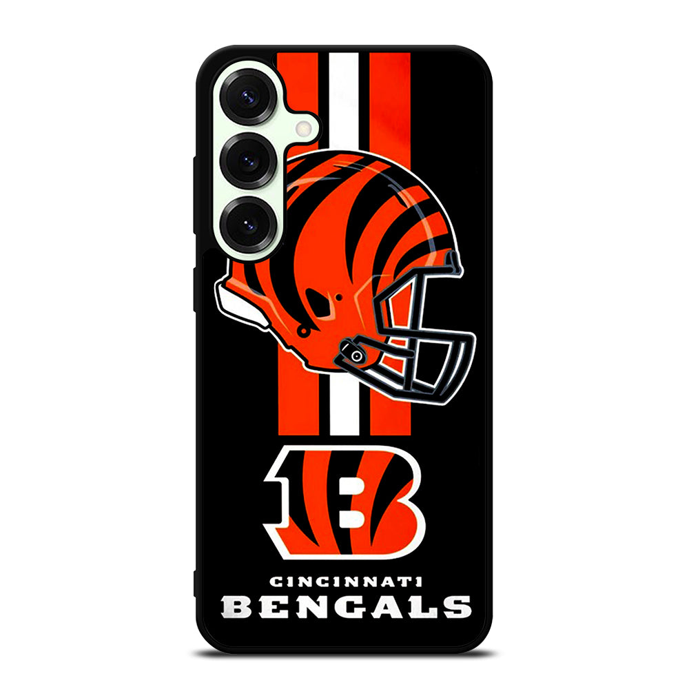 CINCINNATI BENGALS NFL LOGO 4 Samsung Galaxy S25 Plus Case Cover