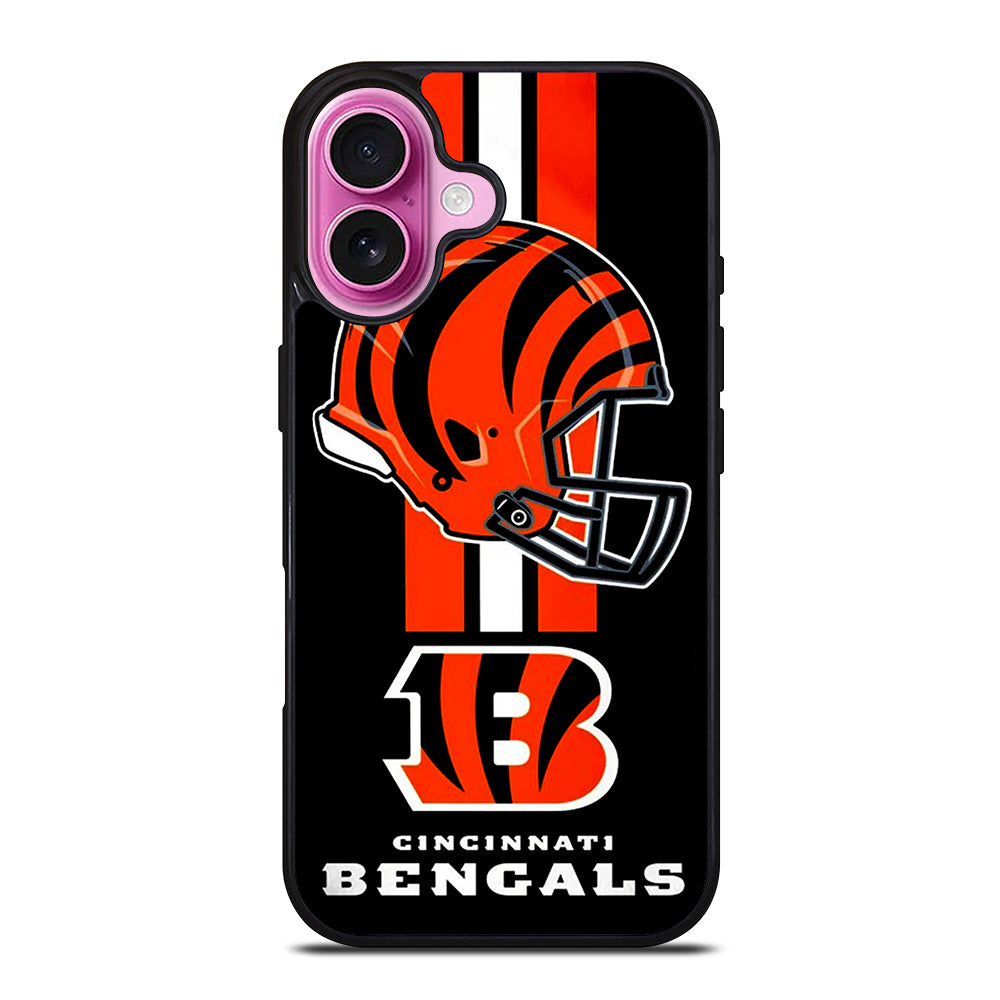 CINCINNATI BENGALS NFL LOGO 4 iPhone 16 Plus Case Cover