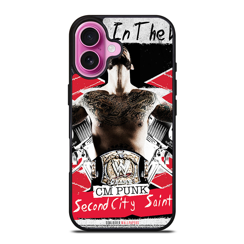 CM PUNK POSTER iPhone 16 Plus Case Cover