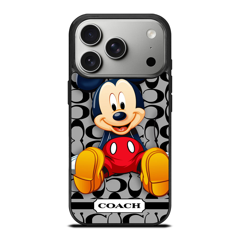 COACH MICKEY MOUSE CARTOON iPhone 17 Pro Case Cover