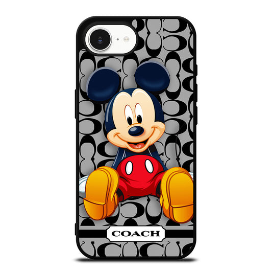 COACH MICKEY MOUSE CARTOON iPhone 16e Case Cover