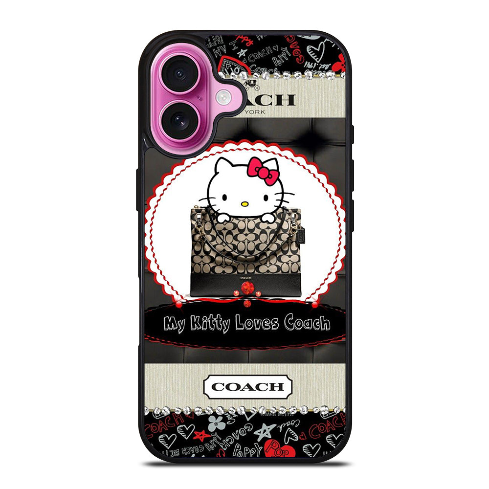COACH NEW YORK HELLO KITTY iPhone 16 Plus Case Cover