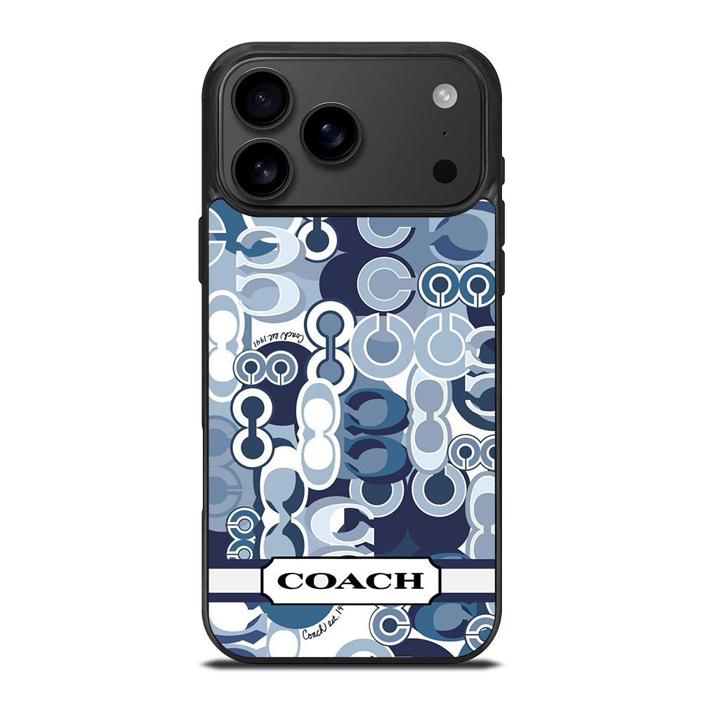 COACH NEW YORK SIGNATURE iPhone 17 Pro Max Case Cover casecentro COACH NEW YORK SIGNATURE iPhone 17 Pro Max Case Cover casecentro