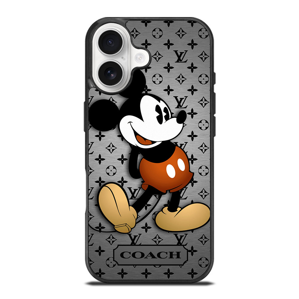 COACH PATTERN MICKEY MOUSE iPhone 17 Case Cover