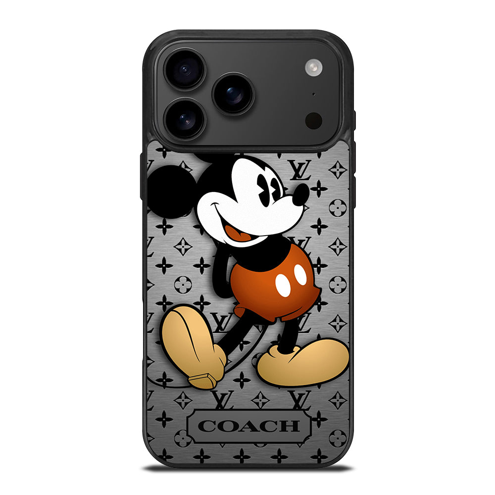 COACH PATTERN MICKEY MOUSE iPhone 17 Pro Max Case Cover