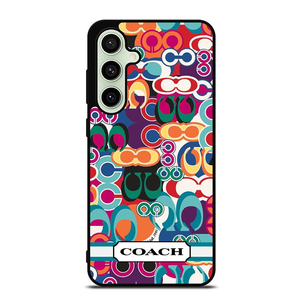 COACH PATTERN Samsung Galaxy S24 FE Case Cover – casecentro COACH PATTERN Samsung Galaxy S24 FE Case Cover – casecentro