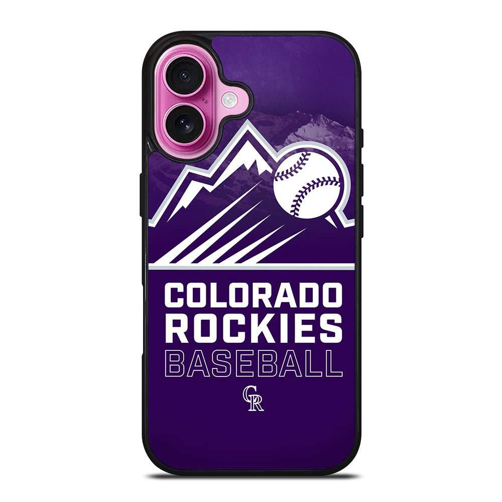 COLORADO ROCKIES BASEBALL 1 iPhone 16 Plus Case Cover