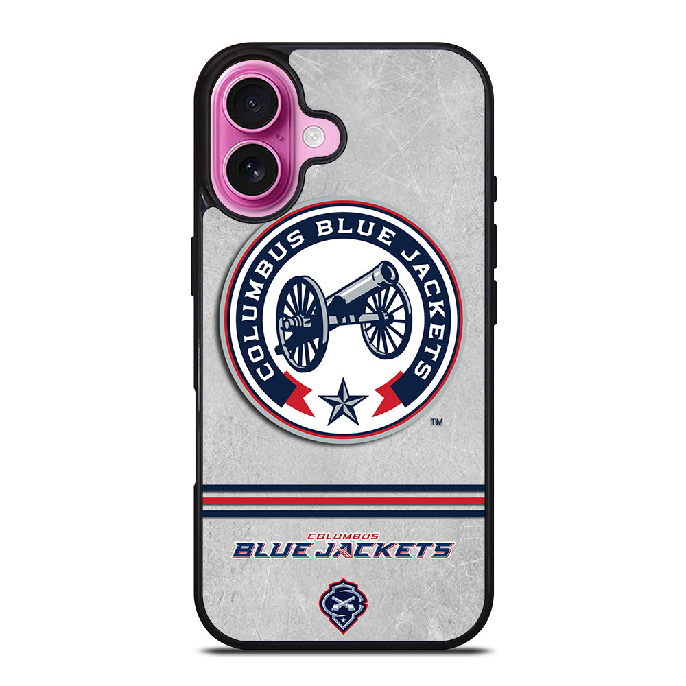 COLUMBUS BLUE JACKETS NHL LOGO 2 iPhone 16 Plus Case Cover