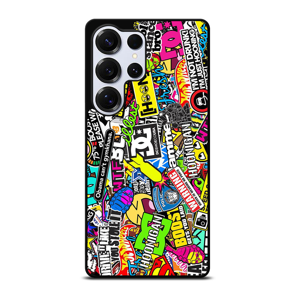 DC STICKER BOMB 1 Samsung Galaxy S25 Ultra Case Cover