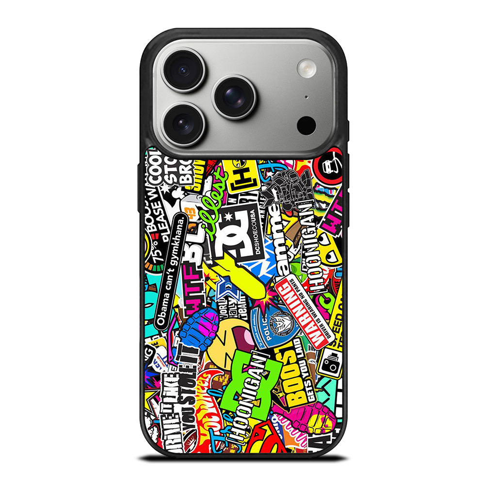 DC STICKER BOMB 1 iPhone 17 Pro Case Cover