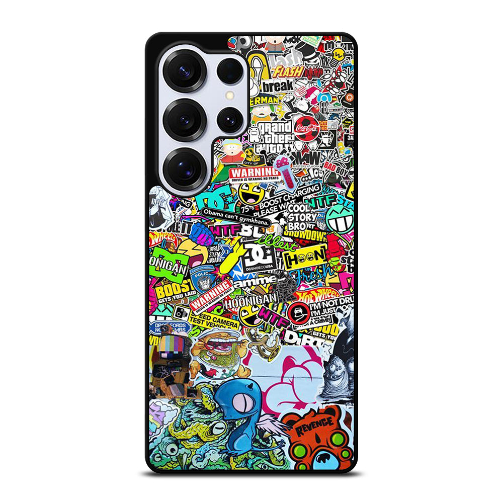 DC STICKER BOMB 2 Samsung Galaxy S25 Ultra Case Cover