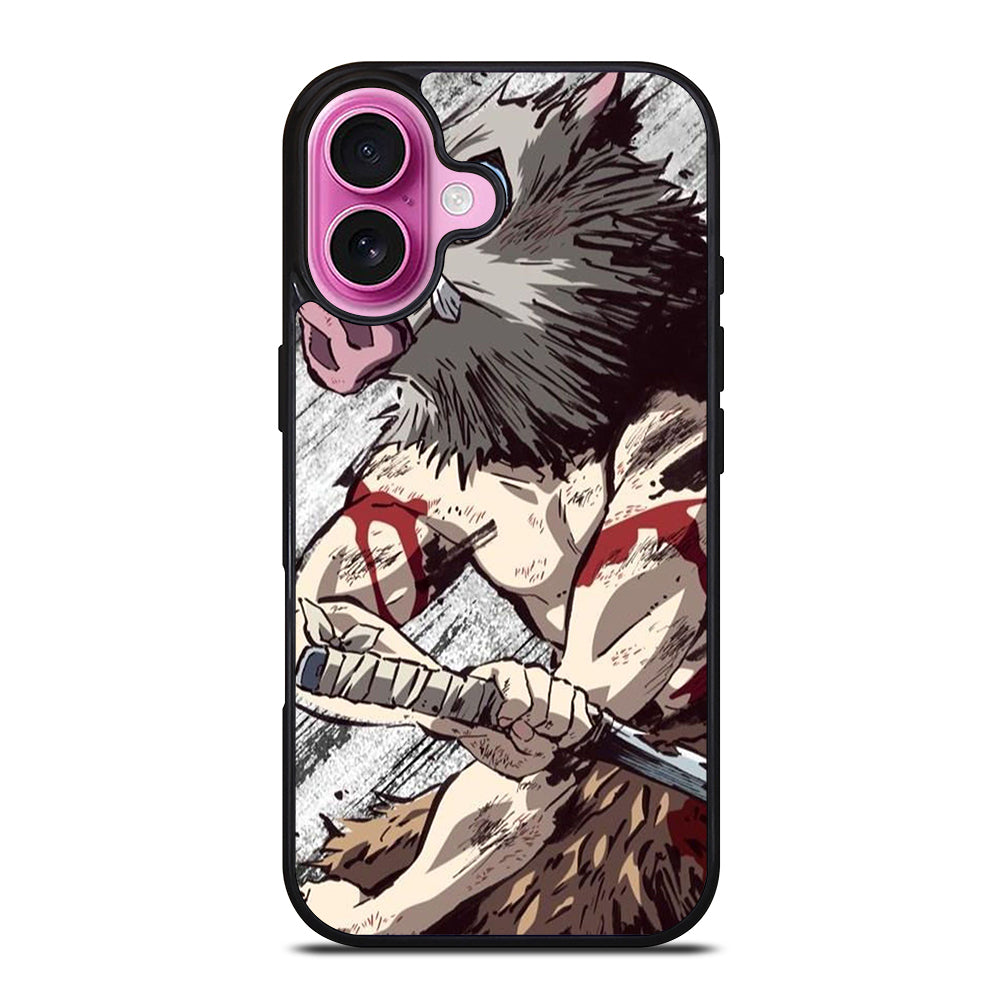 DEMON SLAYER HASHIBIRA INOSUKE 2 iPhone 16 Plus Case Cover