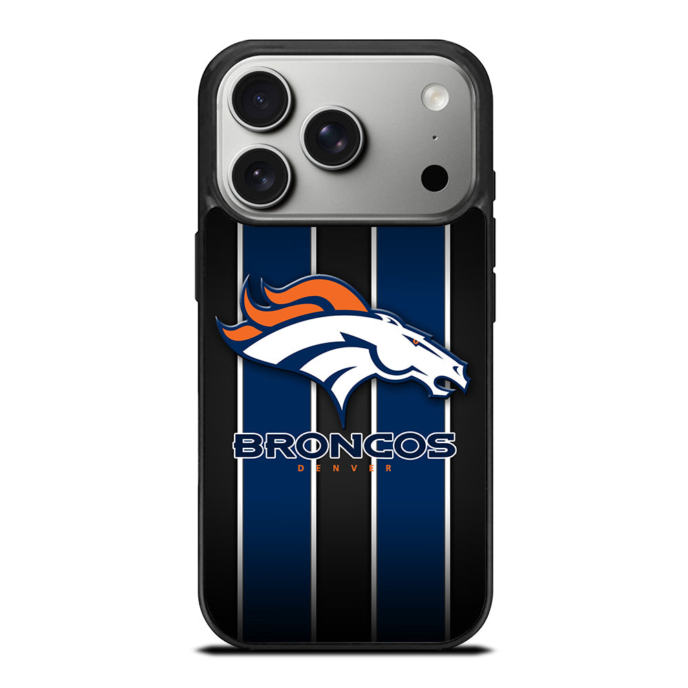 DENVER BRONCOS STRIPE LOGO iPhone 17 Pro Case Cover
