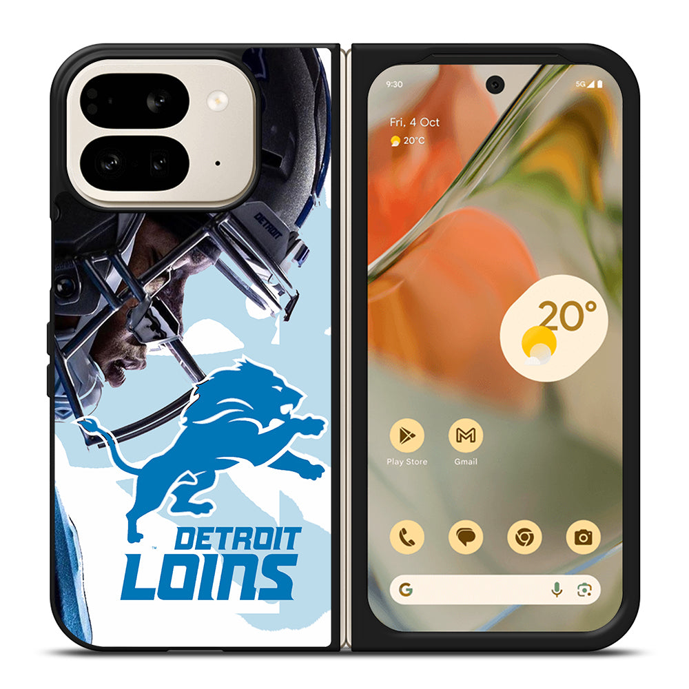 DETROIT LIONS FOOTBALL LOGO Google Pixel 9 Pro Fold Case Cover