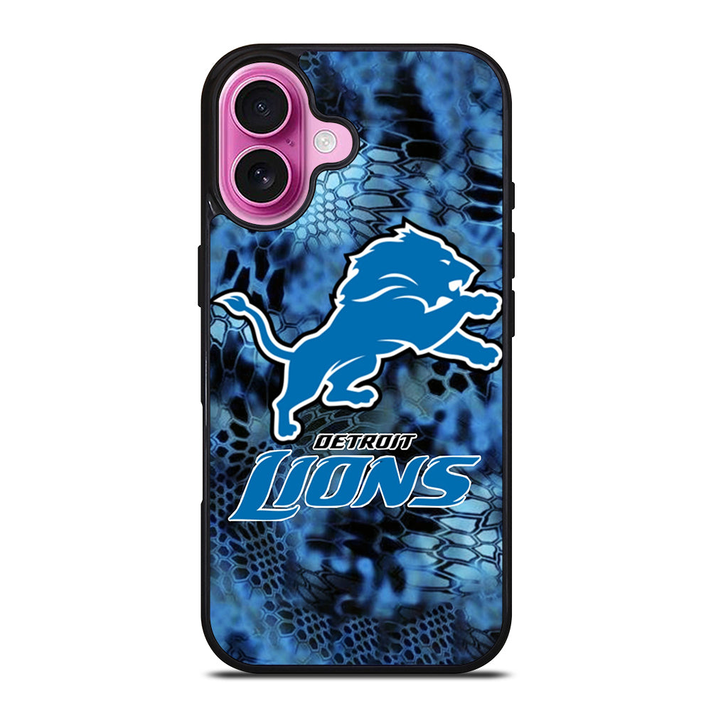 DETROIT LIONS NFL LOGO iPhone 16 Plus Case Cover