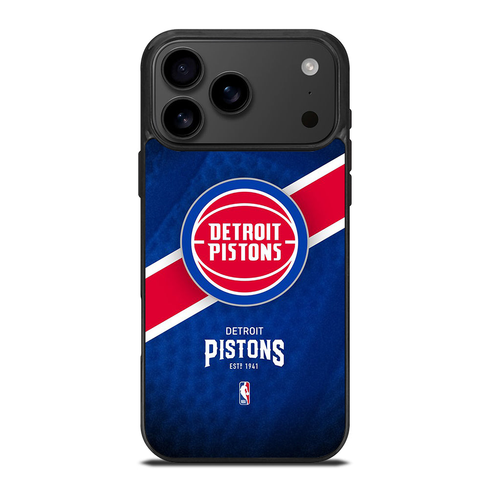 DETROIT PISTONS BASEBALL LOGO 3 iPhone 17 Pro Max Case Cover