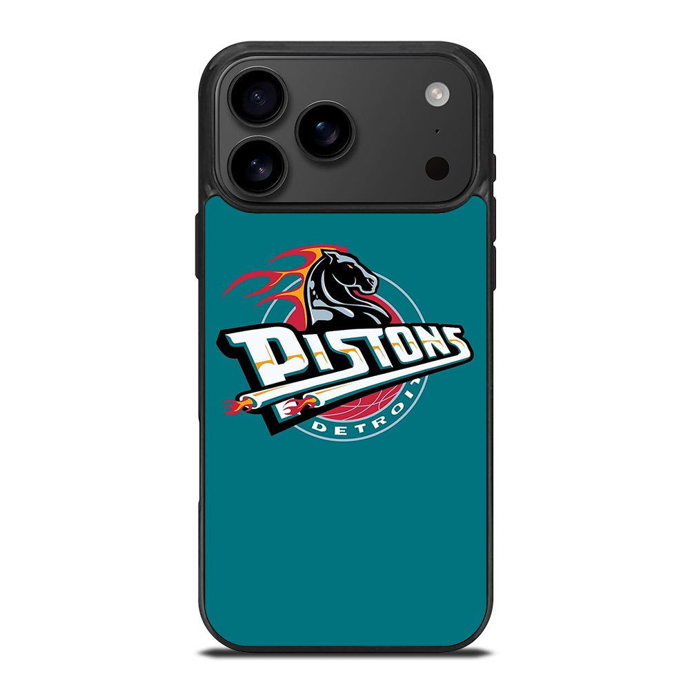 DETROIT PISTONS LOGO BASKETBALL iPhone 17 Pro Max Case Cover