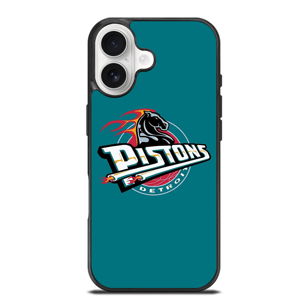 DETROIT PISTONS LOGO BASKETBALL iPhone 17 Case Cover