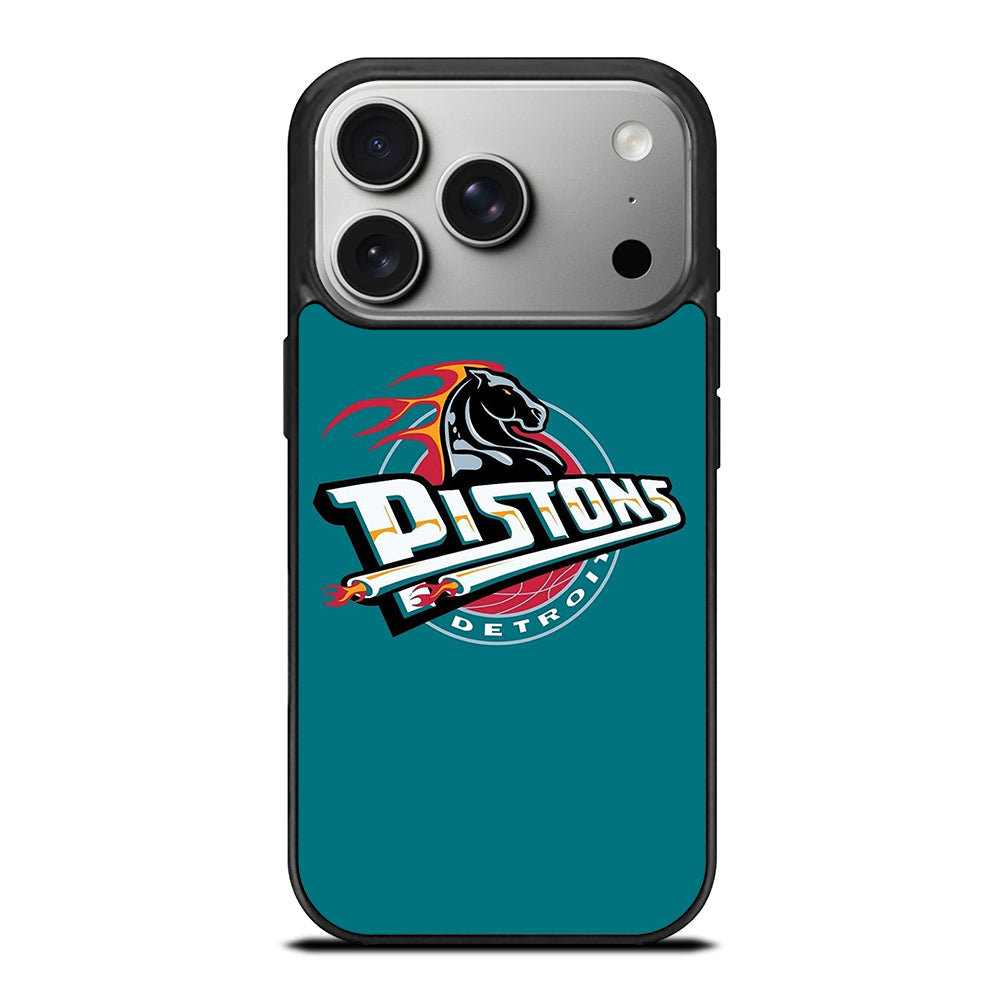 DETROIT PISTONS LOGO BASKETBALL iPhone 17 Pro Case Cover