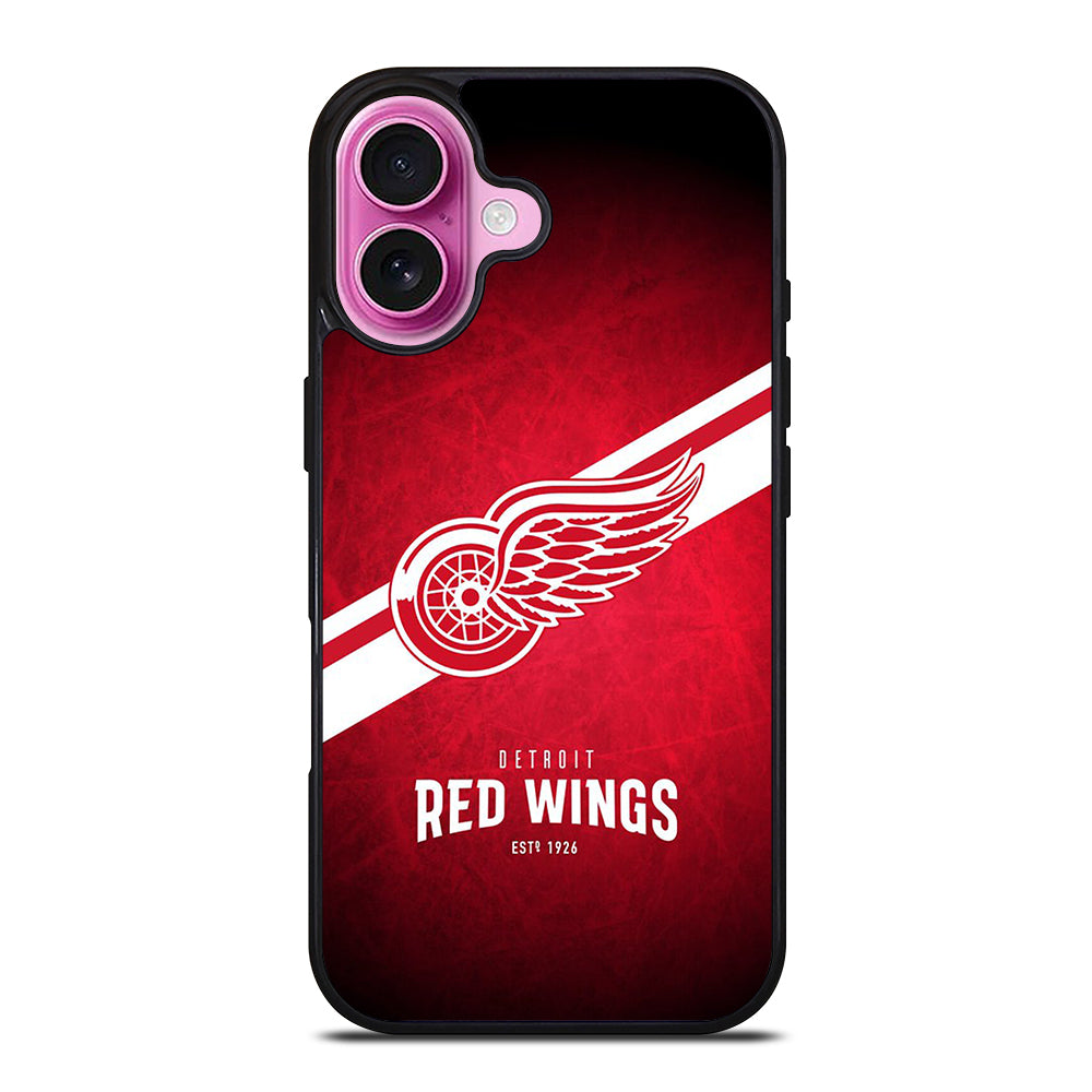 DETROIT REDWINGS HOCKEY NHL 1 iPhone 16 Plus Case Cover