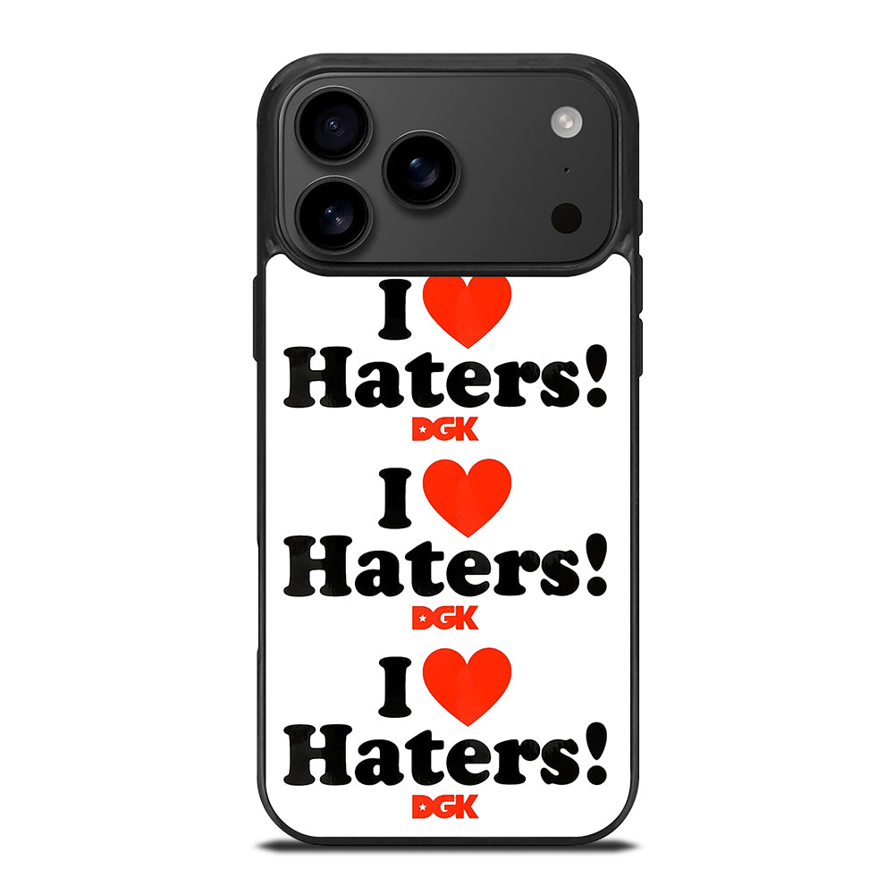 DGK I LOVE HATERS SYMBOL iPhone 17 Pro Max Case Cover