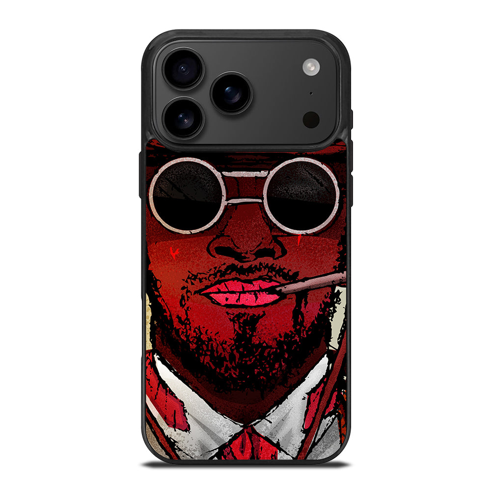 DJANGO UNCHAINED FACE ART iPhone 17 Pro Max Case Cover