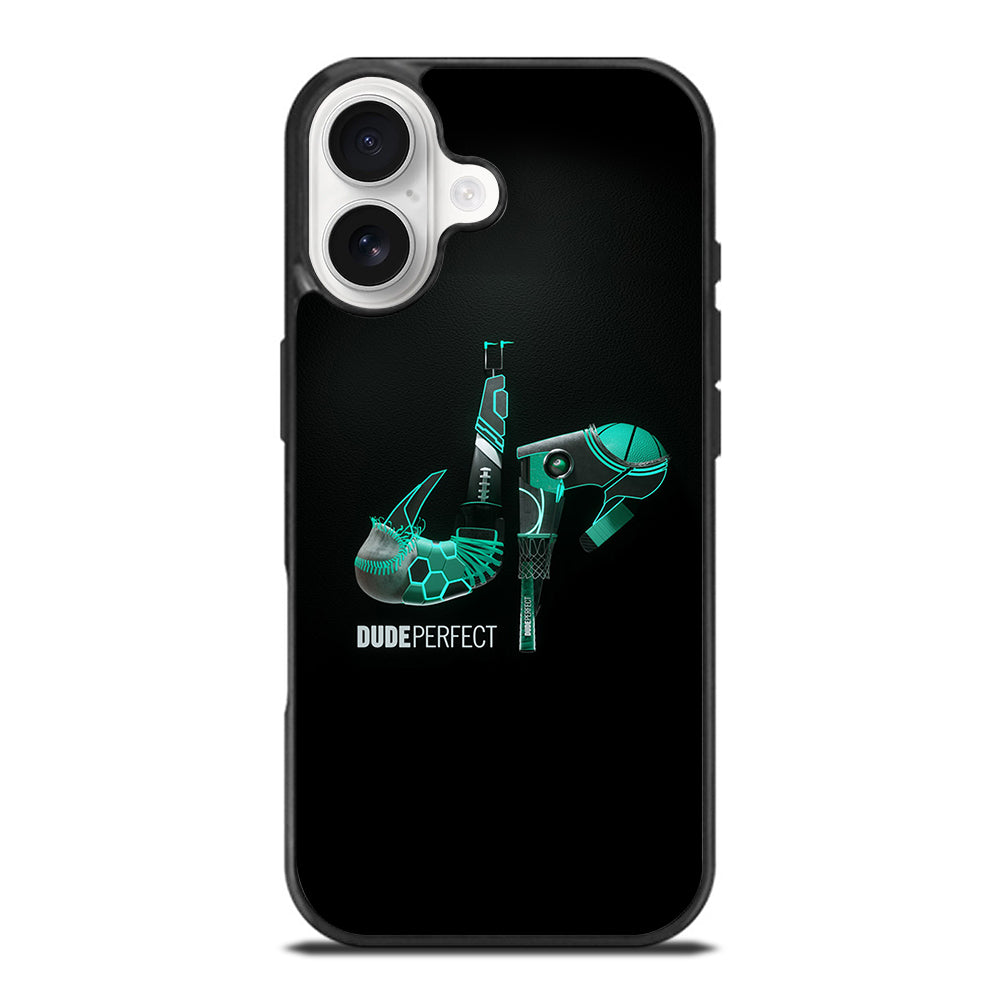 DUDE PERFECT BLACK LOGO iPhone 17 Case Cover