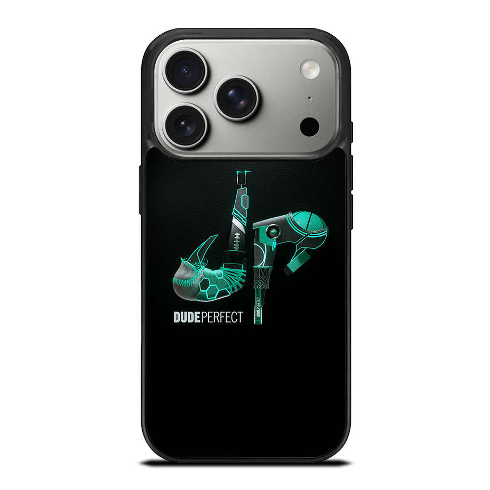DUDE PERFECT BLACK LOGO iPhone 17 Pro Case Cover