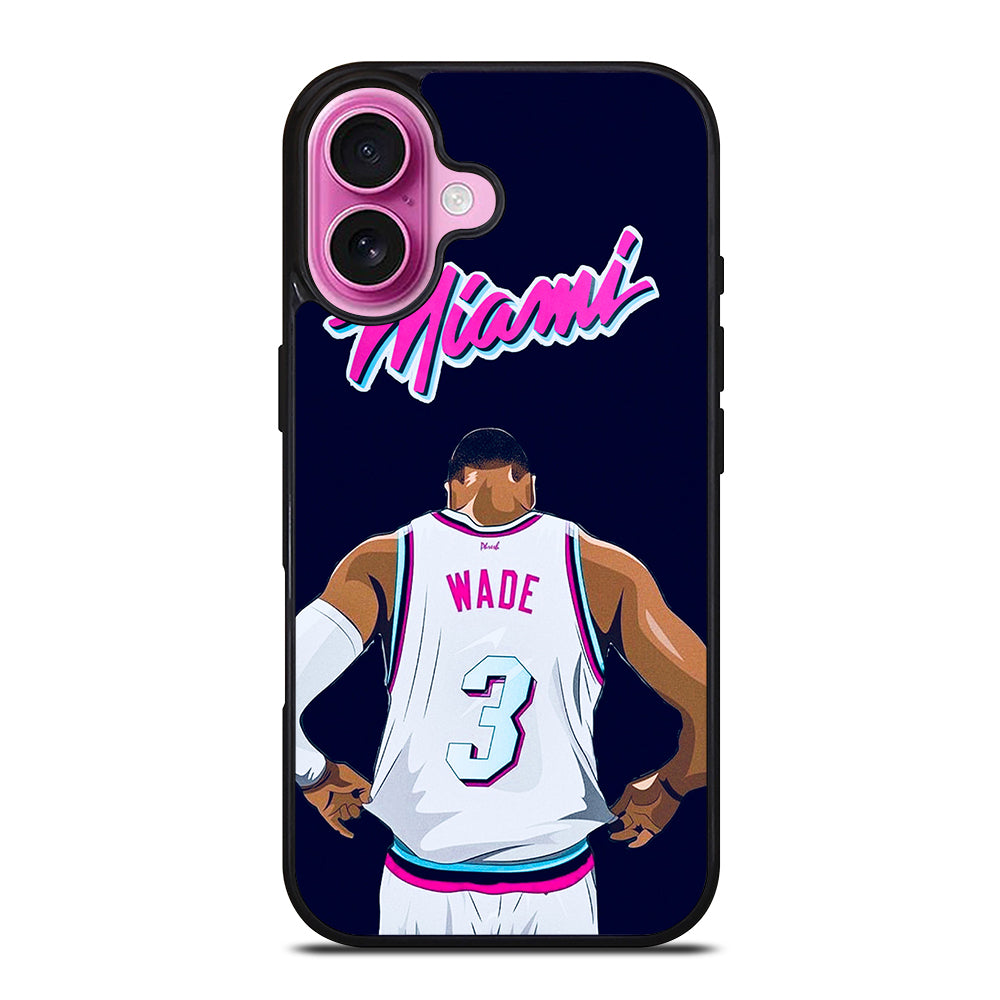 DWYANE WADE 3 BASKETBALL iPhone 16 Plus Case Cover