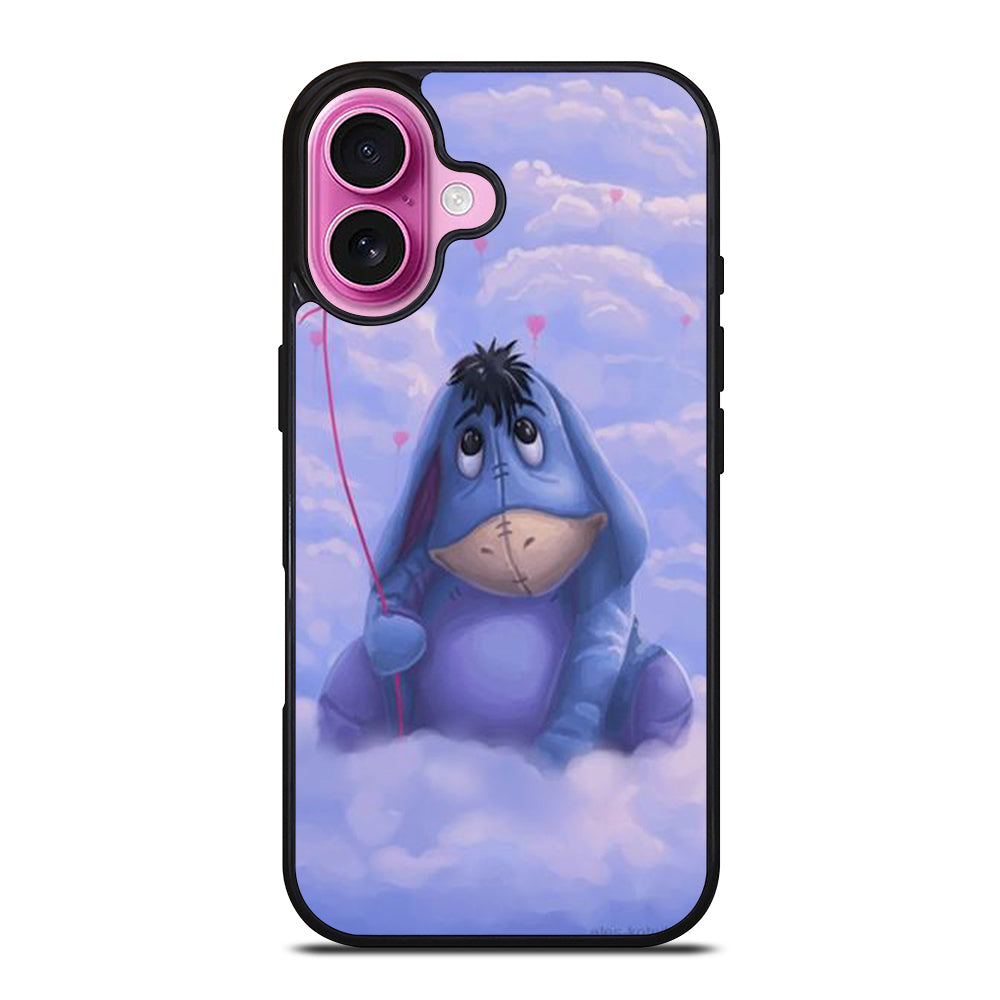 EEYORE DONKEY BALLOON CARTOON iPhone 16 Plus Case Cover