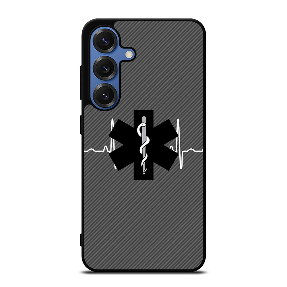 EMT EMS MEDICAL CARBON LOGO Samsung Galaxy S25 Case Cover