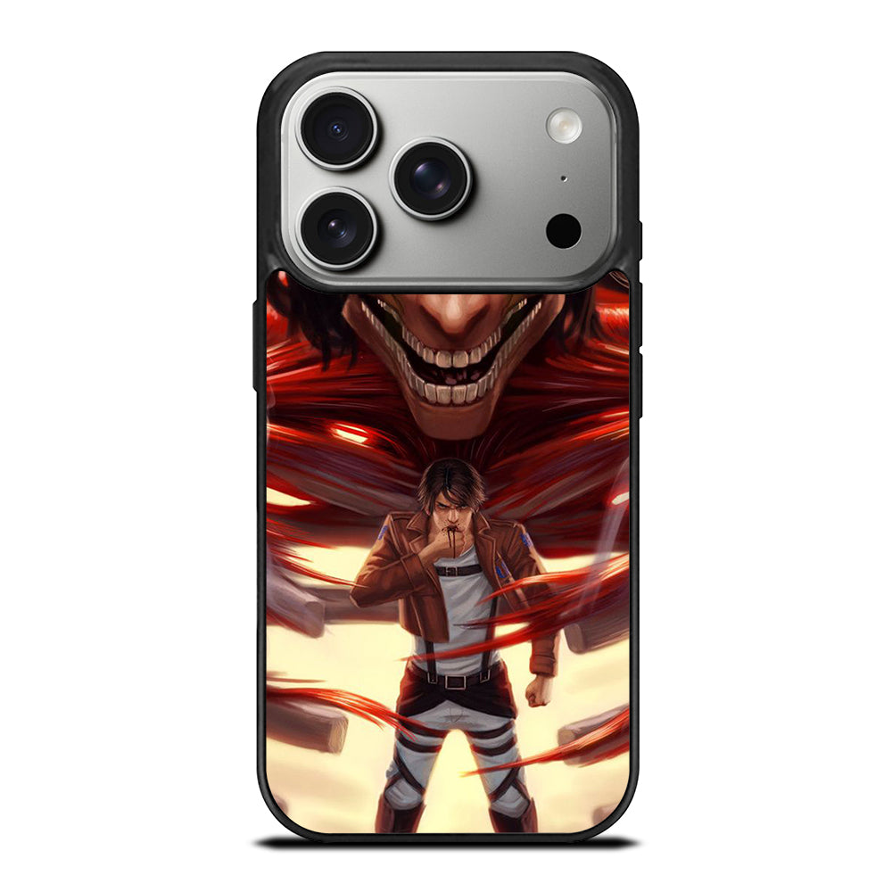 EREN YEAGER ATTACK ON TITAN ART iPhone 17 Pro Case Cover