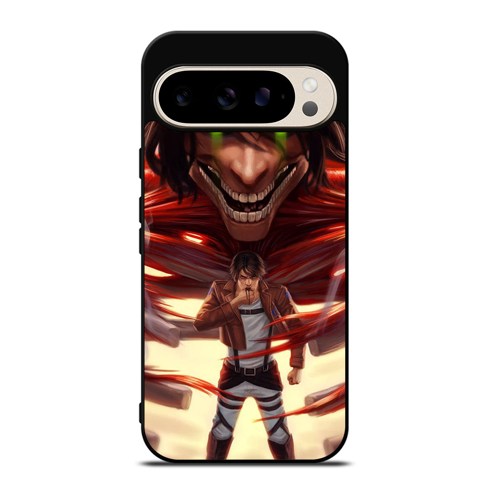 EREN YEAGER ATTACK ON TITAN ART Google Pixel 9 Pro Case Cover