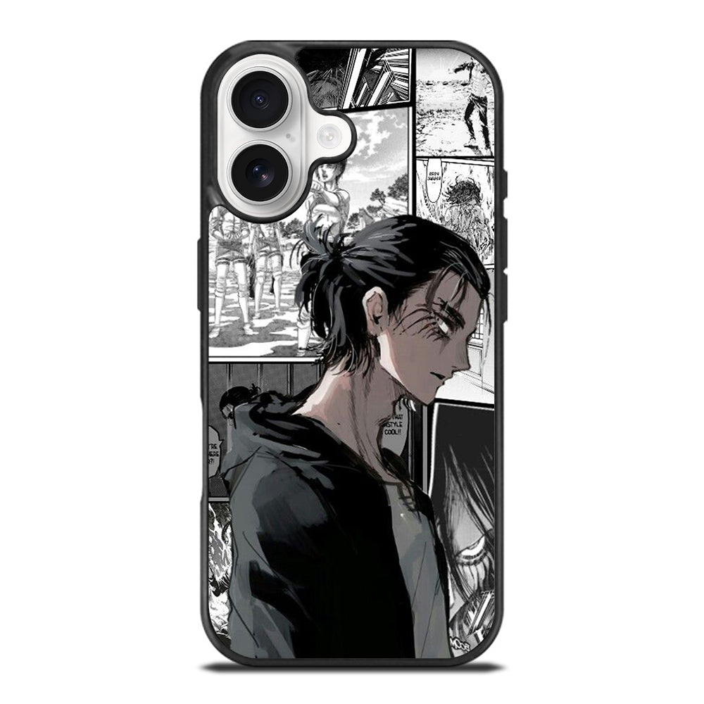 EREN YEAGER ATTACK ON TITAN COMIC iPhone 17 Case Cover