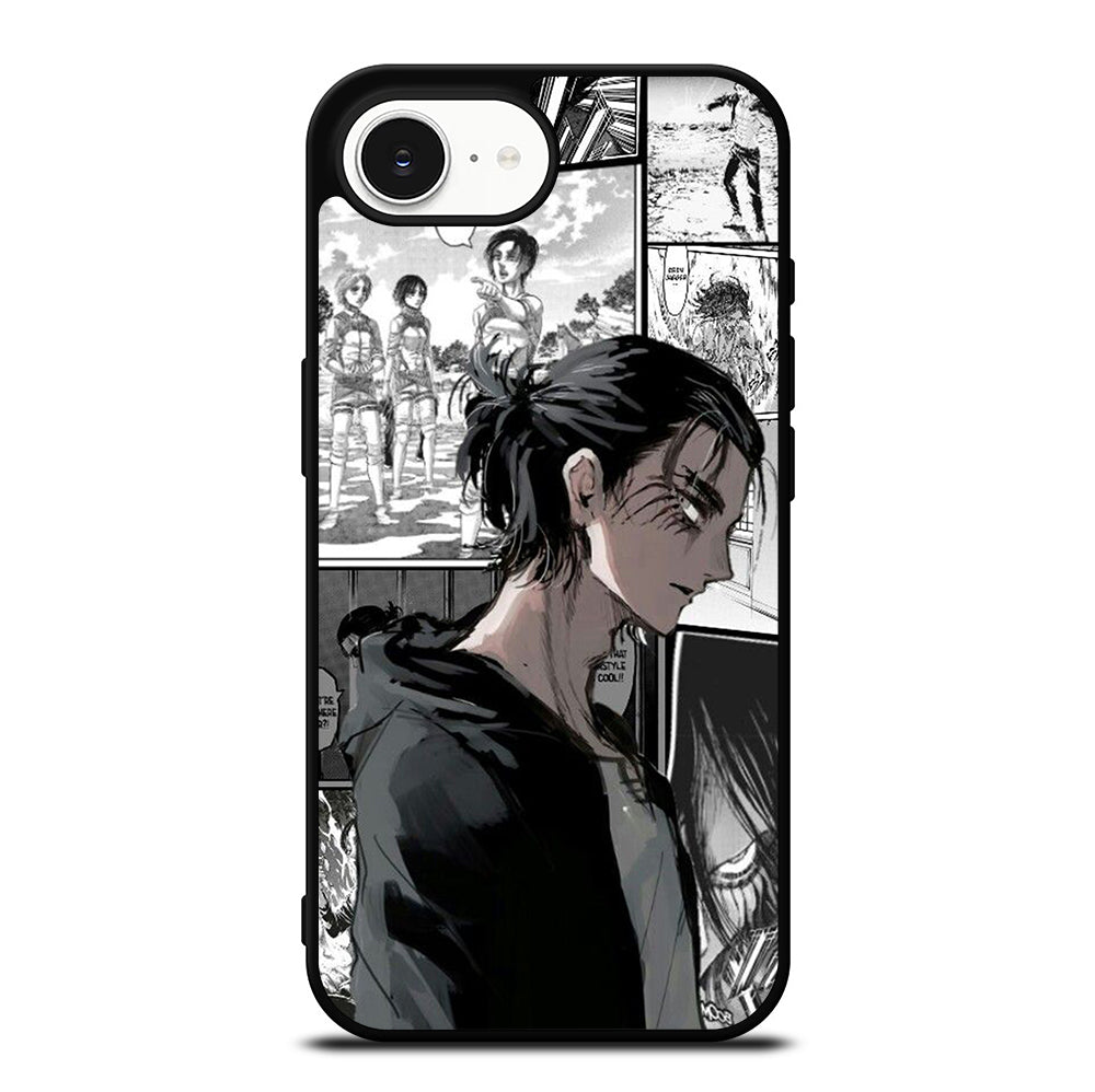 EREN YEAGER ATTACK ON TITAN COMIC iPhone 16e Case Cover