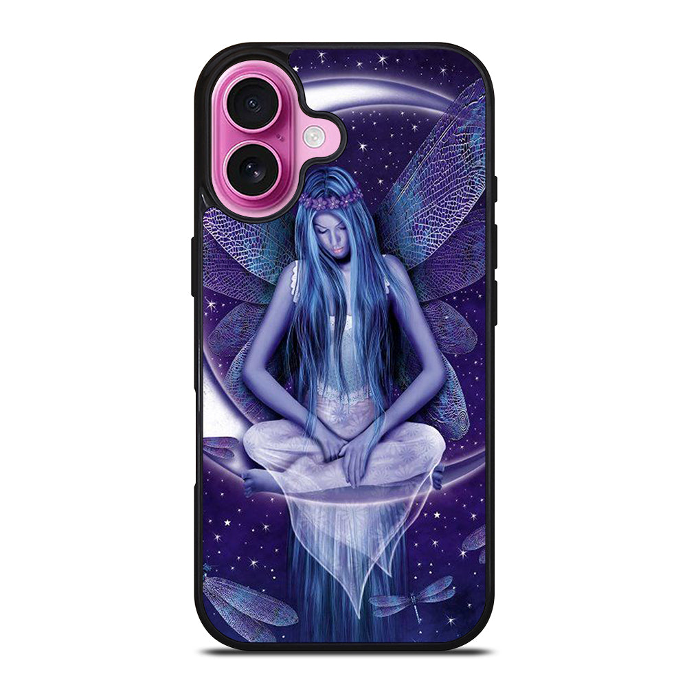 FAIRY DRAGONFLIES MOON iPhone 16 Plus Case Cover
