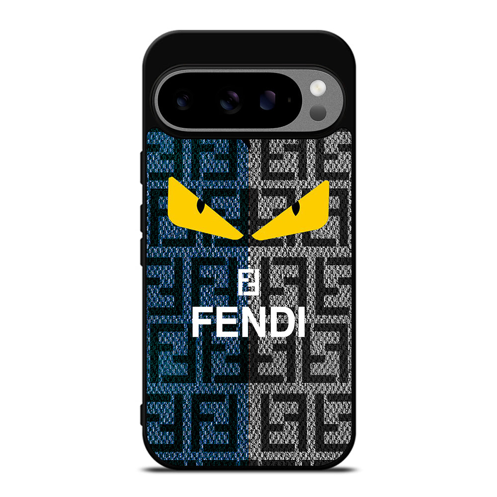 FENDI ROMA BLUE GRAY PATTERN Google Pixel 9 Pro XL Case Cover